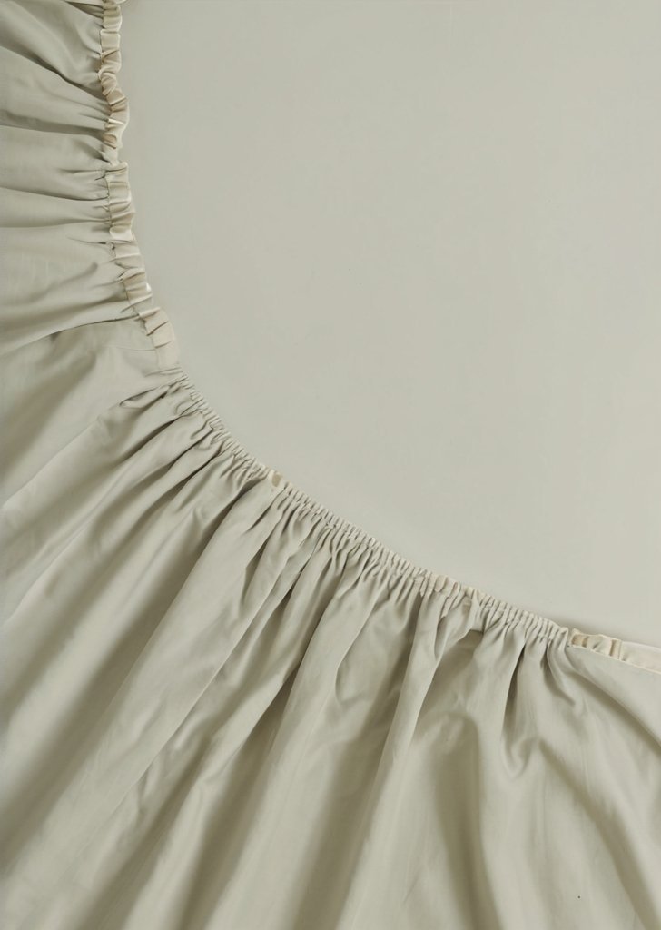 Głąboko dopasowane prześcieradło z zielonej bawełny (180 nitek) - obrazek 2