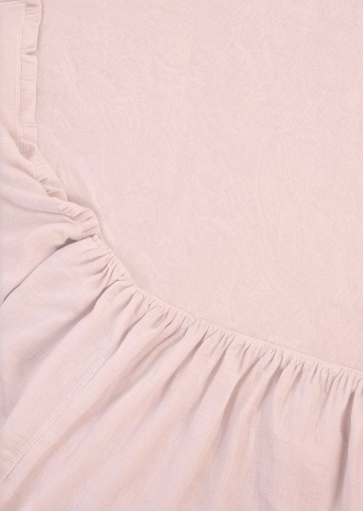 Różowe, bawełniane, głąboko dopasowane prześcieradło (180 nitek) - obrazek 2