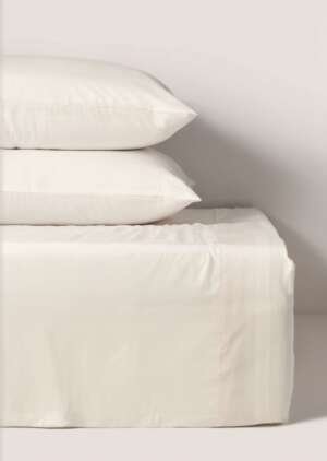 Naturalny zestaw prześcieradeł z gumką