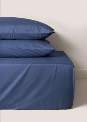 Zestaw prześcieradeł w kolorze granatowym