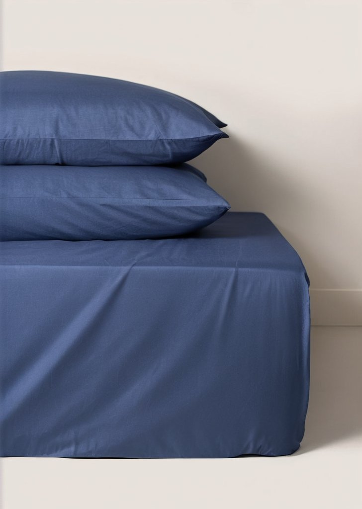 Zestaw prześcieradeł w kolorze granatowym