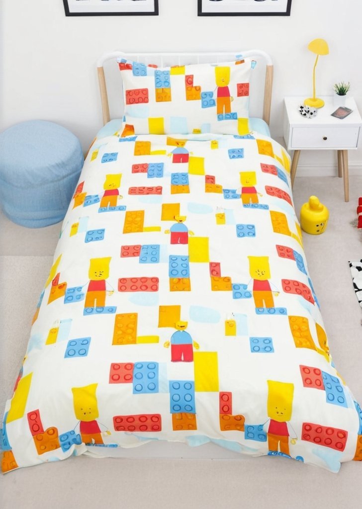 Wielobarwna poszwa na kołdrą Lego Colorblock